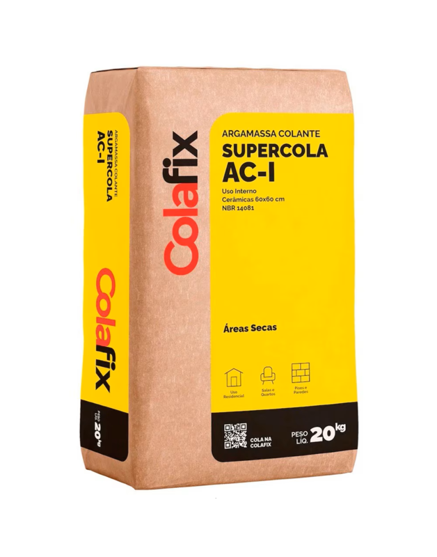 Argamassa ACI Cinza 20Kg Colafix